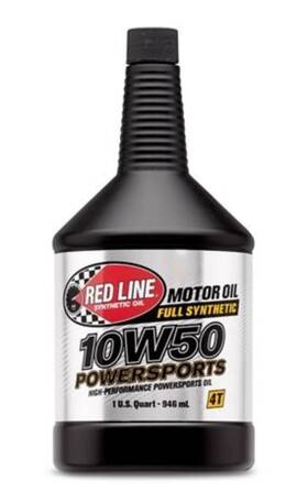 Red Line 083522426244 10w50 Powersports Motor Oil - Quart