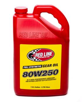 58605 Red Line Oil Gear - High Performance Gl-5 80w250 Synthetic 1 Gal Each