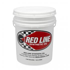 91136 Red Line Oil Suspension Fluid Synthetic Medium 10w 5 Gallon