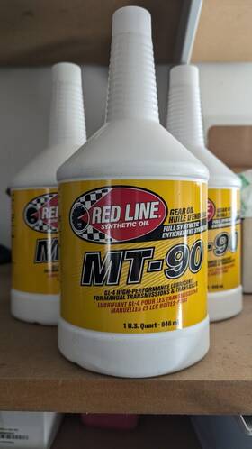 Bap50304 Red Line Oil 50304 Manual Transmission Lubricant Mt90 Gl-4 75w90 - 3 Quarts