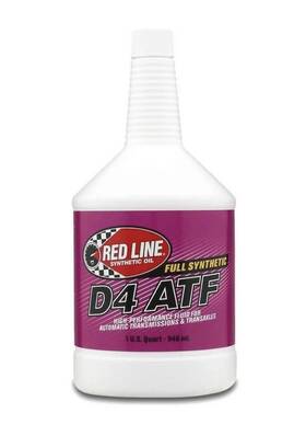 Red-30504-4 Red Line 30504 D4 Automatic Transmission Fluid Atf 4 Pack Red-30504-4 Red Line 30504 D4 Automatic Transmission Fluid Atf 4 Pack