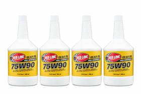Red-57904-4 Red Line 57904 75w90 Gl-5 Gear Oil Pack Of 4