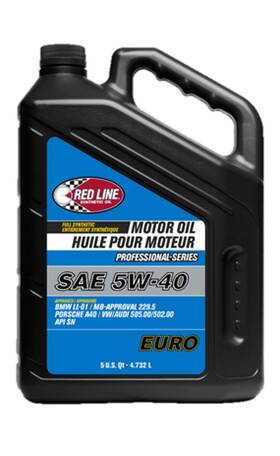Red12905 Red Line Pro-series Euro 5w40 Motor Oil - 5 Quart