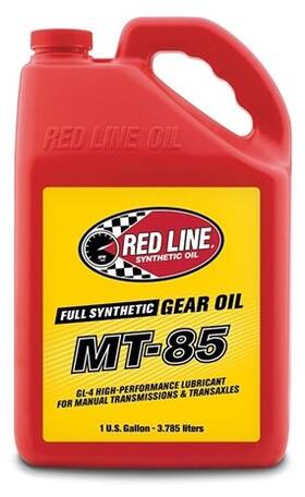50505-4 Red Line Synthetic Oil Mt-85 75w85 Manual Transmission Gear Gl-4 1 Gallon - Case Of 4