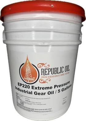 Roep2205g Republic Oil Ep220 Iso 220 Industrial Gear 5 Gallon 35lb Extreme Pressure Mu