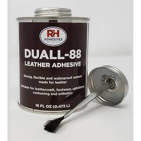 Duall-88 Rh Adhesives K17002c Leather Adhesive Upholstery Glue 16 Ounce Pint Can With Brush Duall-88 Rh Adhesives K17002c Leather Adhesive Upholstery Glue 16 Ounce Pint Can With Brush