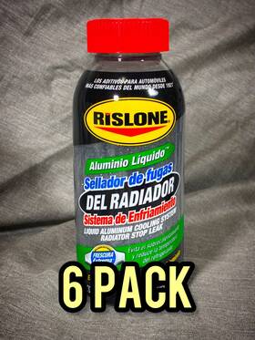 21184 Rislone 6 Pack Liquid Aluminum Cooling System Radiator Stop Leak 375ml