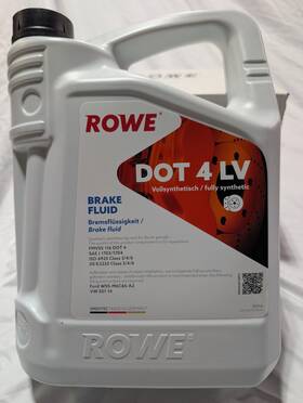 25114-0050-99 Rowe Hightec Brake Fluid Dot 4 Lv 5 Liter Made In Germany