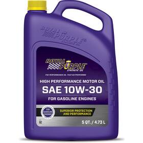 Roy51130 Royal Purple 10w30 Multi Grade Sae Oil 5 Quart Bottle