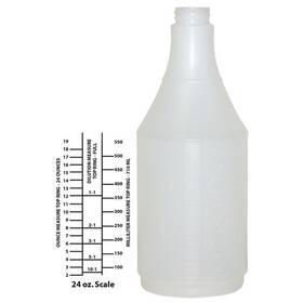 92-725 S.m. Arnold Plastic Bottles With Molded Graduations Polyethylene 24oz
