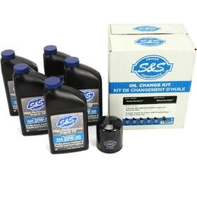 21-8945 S&s Cycle Oil Change Kit S/b 162233-black
