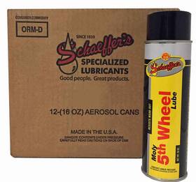 0202-011 Schaeffers Semi-synthetic Heavy Duty Moly 5th Wheel Lube 12 16oz Cans