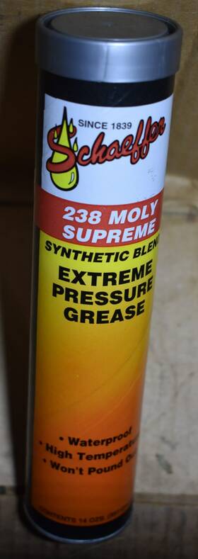 Schaeffers 044954000266 10 Tubes 14oz 238 Moly Supreme Nlgi #2 Extreme Pressure Grease