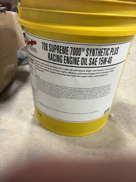 Schaeffers 0708-005 0708 Supreme 7000 Synthetic Plus Racing Oil 15w-40 5 Gallon Pail
