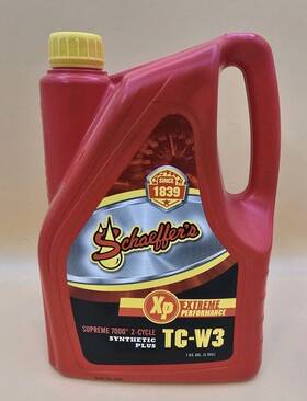 Schaeffers 744954000289 706 Supreme 7000 Synthetic Plus 2-cycle Oil 1 Gallon Motorcycle
