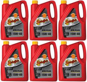 9000-006 Schaeffers Schaeffer Motor Oil Synshield Otr Plus Full Synthetic 5w-40 6 Gallons