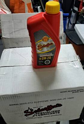 9005-012 Schaeffers Oil 0w-20 12qts Supreme 9000 Synthetic