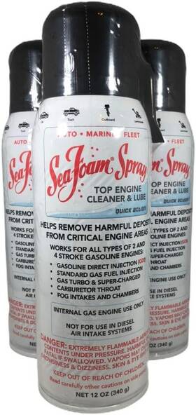 Sea Foam 033081511400 Ss14 Spray Quick Acting Top Engine Cleaner And Lube 12oz 3 Pack
