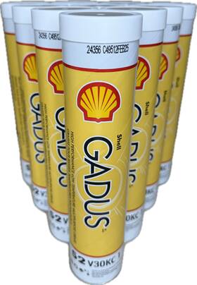14oz-550027635 Shell 550027635 Gadus S2 V30kc 1 Low Temp Lithium Calcium Inch Red Grease 10x