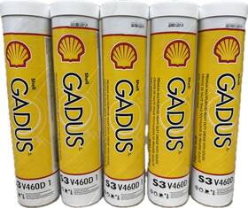 550027649 Shell Gadus S3 V460d 1 Heavy Duty 3% Moly #1 Ep1 Grease 5x14oz