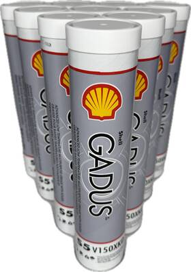 Shell 550044284 Gadus S5 V150xkd 1 5% Moly Heavy Duty Synthetic Grease 10x14oz