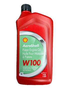 550050832 Shell Aeroshell W100 Piston Engine Oil - 1 Quart Brand New 550050832 Shell Aeroshell W100 Piston Engine Oil - 1 Quart Brand New