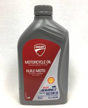 600038562 Shell Ducati Advance 4t Ultra 15w-50 100% Synthetic Oil All Engines 600038562 Shell Ducati Advance 4t Ultra 15w-50 100% Synthetic Oil All Engines