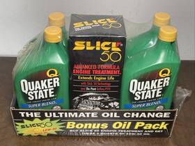Slick 50 027104000606 Engine Treatment 4 Quaker State Advanced Oil - New In Box Old Stock