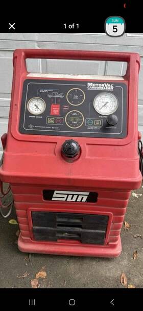 Snap-on Eefs100 Sun Motorvac Decarbonizer Eefs100a