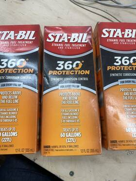 22284 Sta-bil 360 Protection Ethanol Fuel Treatment And Stabilizer 12 Fl Oz 3pk
