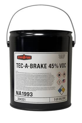 Starfire Starbrake-05 Tec-a-brake Non-chlorinated Brake Parts Cleaner 45% Voc 1-5 Gallon Pail