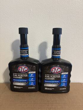 Stp 071153005068 Lot Of 2 Fuel Injector Cleaner Super Concentrated Bottles 12 Fl Oz