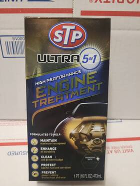 202090 Stp Ultra 5 In 1 High Performance Engine Anti Wear Oil Treatment 16 Oz