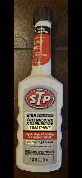 203716d Stp High Mileage Fuel Injector And Carburetor Treatment- Treat Up To 21 Gallons