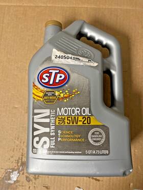 2405043 Stp Syn Full Synthetic Motor Oil Sae 5w-20 5 Qt 2405043 Stp Syn Full Synthetic Motor Oil Sae 5w-20 5 Qt