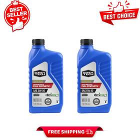 Wadh53p6 Super Tech High Mileage Full Synthetic Sae 5w-30 Motor Oil 1 Quart 2 Pack
