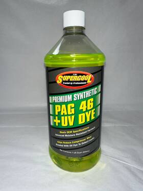 P46-32d Supercool Pag Oil 46 With Dye 32 Oz P46-32d Supercool Pag Oil 46 With Dye 32 Oz