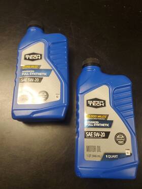 Wa0z52p6 Supertech Super Tech High Mileage Full Synthetic Sae 5w-20 Motor Oil 1 Quart Pack Of 2