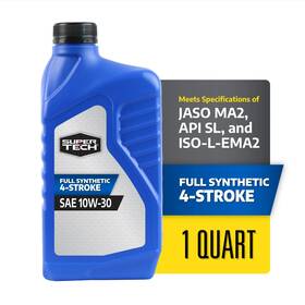 Wm4t13p6 Supertech 2 Pack Of Super Tech Full Synthetic Sae 10w-30 4-stroke Atv Motor Oil 1 Quart