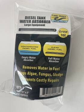 6-018-x Tank Snake Diesel Water Absorber Reuse 10x New Sealed Size 18 Inch X 2