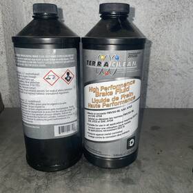 205220 Terraclean Dot 4 Brake Fluid High Performance Oil 32 Ounces X 2 Lot Of