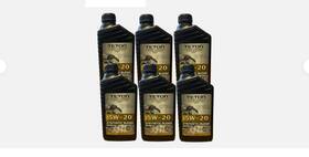 Sm50040680 Teton Oil Lot Of 6 Synthetic Blend Motor Sae 5w-20 1 Quartz 32 Made In Usa