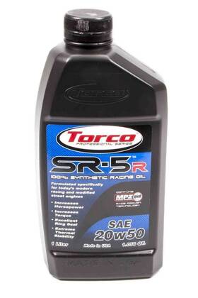 A152050ce Torco Motor Oil - Sr-5 20w50 Synthetic 1 L Each