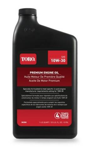 138-6053a Toro Premium 4-cycle 10w-30 Lawn Mower Engine Oil 32 Oz