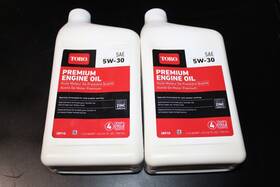 5w-30 Toro 38910 2 Quarts Pack - Sae Premium Engine Oil 4 Cycle Cold Weather