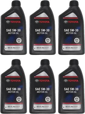 00279-1qt5w-01 Toyota Motor Oil Gtmo 5w30 Cs Sn Wty 6qt