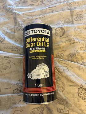 08885-03006 Toyota Lexus Genuine Differential Gear Oil Lx Api Gl-5 75w-85 1liter