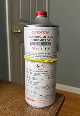 08886-02206 Toyota Mr2 Spyder Oem Sequential Manual Transmission Fluid Open