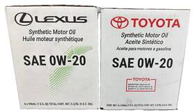 00279-0wqte0-1t Toyota Or Lexus Lexus/toyota Motor Oil 0w-20 6 Qts In A Case 00279-0wqte0-1t Toyota Or Lexus Lexus/toyota Motor Oil 0w-20 6 Qts In A Case