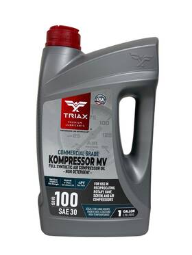 Triax 850023978363 Kompressor Mv 100 / Sae 30 Full Synthetic Multi-vis Air Compressor Oil 1